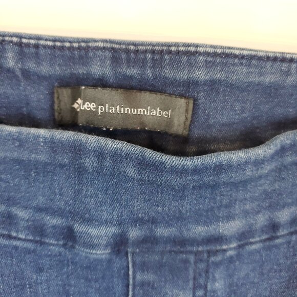 Lee Platinum LabelMidrise Fit Barely Boot 16W Medium Womens Pull On Jeans - Picture 5 of 11